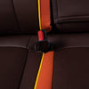 Model 3 Car Seat Cover PU Leather Cover All Season Protection for Tesla Model 3 2017-2020 （Orange + brown)