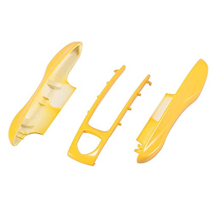 1 Set Yellow Painted Key Cover Fob Shell Cover for Porsche Panamera Cayenne Taycan