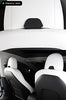 Front Seat Headrest Storage Hooks for Tesla Model 3 & Y (Leather Black)