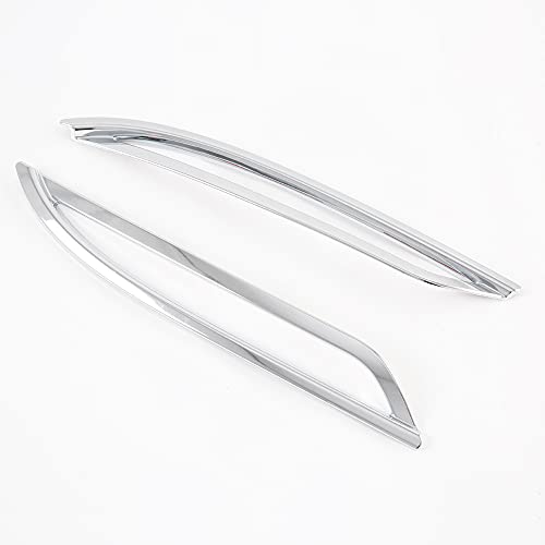 Chrome Rear Fog Light Covers for 2020-2022 Tesla Model Y(Not fit Any Other Tesla Model) 2-pc