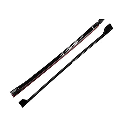 Tesla Model 3 Side Skirts Styling Sports Body Kits Rocker Panels Side Trim Spoiler Side Skirt Extensions For 2017-2021 Tesla Model 3 Accessories (Glossy Black)