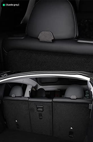 2nd Row Rear Seat Headrest Trunk Storage Hooks for Tesla Model Y (Matte Black)
