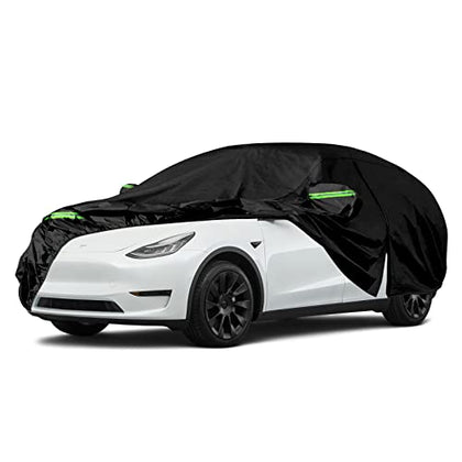 For Tesla Model Y Outdoor Protection Full Car Covers Snow Cover