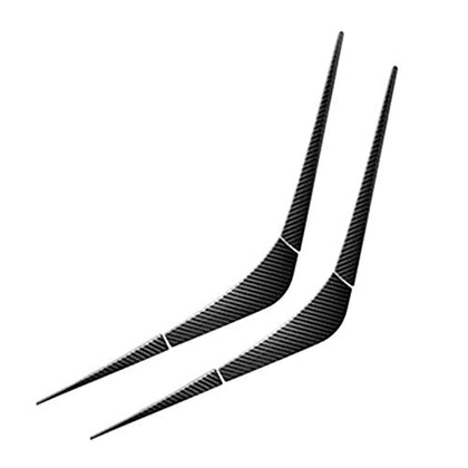 Tesla Model 3 Rear Tail Light Eyebrow Cover Trim Rear Brake Lamp Strips Trim Exterior Styling (Color : Carbon Fiber Pattern)