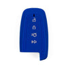 Solid Silicone Rubber Remote Cover for Ford Mustang Mach-E 2021 2022 (Blue)