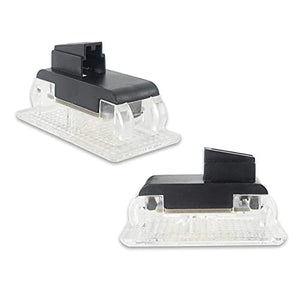 Ultra-Bright LED Replacement Lights, Trunk, Funk, Door Puddle, and Footwell Lights for Tesla Model S, 3, X, & Y (4 PACK RED)