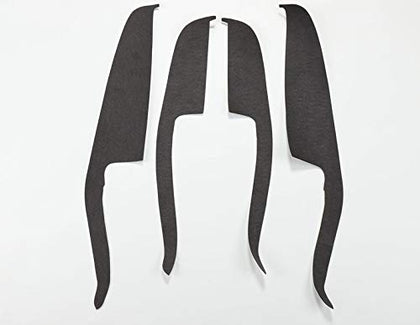 Gray Alcantara Suede Inner Door Handle Wrap/Sticker for Tesla Model 3 2017-2021+