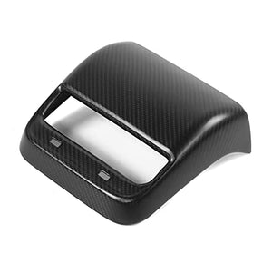 Dry Carbon Fiber Rear Air Vent Outlet Cover for 2017-2022 Tesla Model 3 & Y (Matte Carbon Fiber)