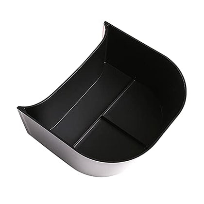Car Accessories Fit for Tesla Model 3 & Model Y ABS Black Car Rear Storage Box Two-Row Sundries Storage Box Car Storage Box