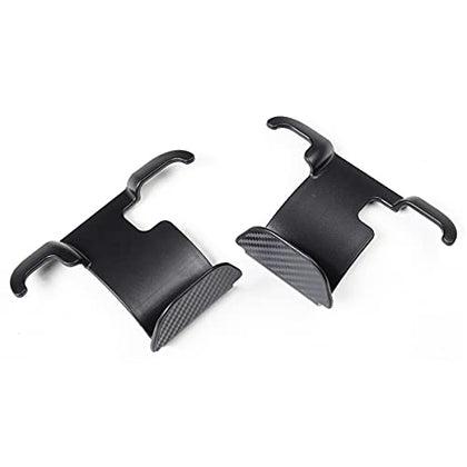 2nd Row Rear Seat Headrest Storage Hooks for Tesla Model Y (Carbon Fiber)