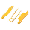 1 Set Yellow Painted Key Cover Fob Shell Cover for Porsche Panamera Cayenne Taycan
