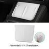 Anti-Skid Silicone Charging Pad for Tesla Model 3 & Y（Translucent White）