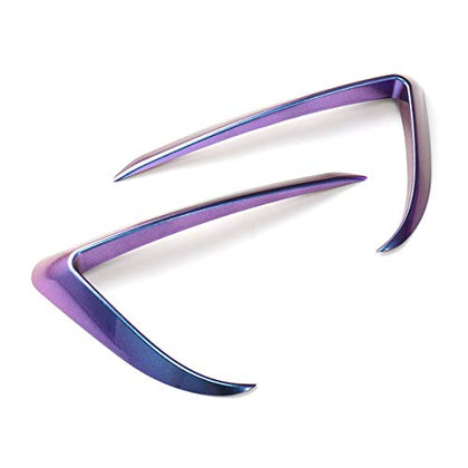 Starry Sky Chameleon Series ABS Bumper Headlight Patch for 2017-2022 Tesla Model 3 & Y