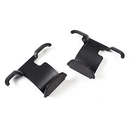 2nd Row Rear Seat Headrest Trunk Storage Hooks for Tesla Model Y (Gray Suede)
