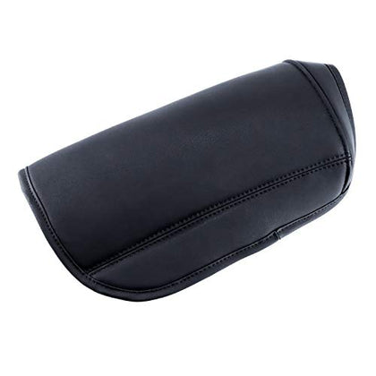 Washable & Reusable Black Artificial Leather Center Console Armrest Cover for Tesla Model 3 & Y