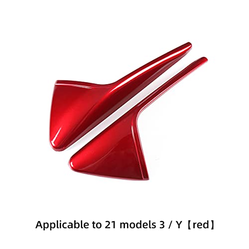 Car Camera Cover for 2021 Tesla Model 3 and Model Y Turn Signal Indicator Cover 2pcs/Set(RED)