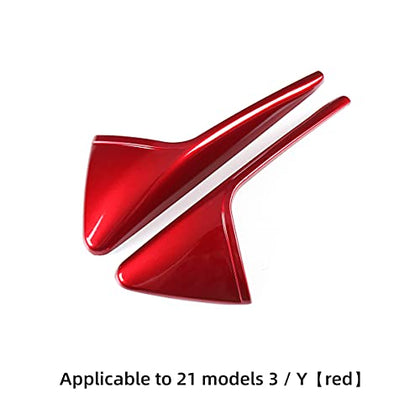 Car Camera Cover for 2021 Tesla Model 3 and Model Y Turn Signal Indicator Cover 2pcs/Set(RED)