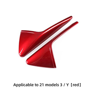 Car Camera Cover for 2021 Tesla Model 3 and Model Y Turn Signal Indicator Cover 2pcs/Set(RED)