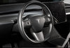 Steering Wheel Frame/Trim for 2017-2022 Tesla Model 3 & Y (Matte Carbon Fiber Pattern)