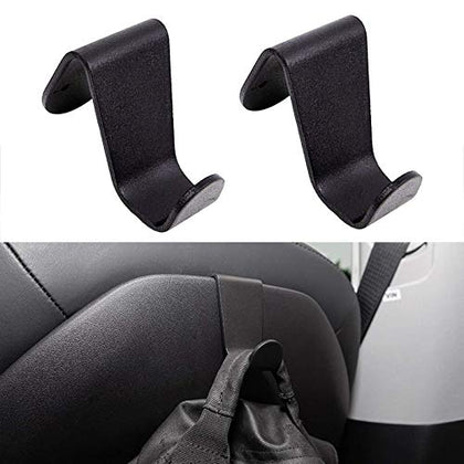 Car Seat Back Coat Hooks Hanger Compatible for Tesla Model X Model S Model 3 Car Seat Headrest Bag Clothing Holder,Set of 2