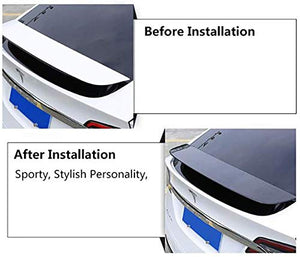 Tesla Model X Carbon Fiber Trunk Spoiler In Gloss Finish