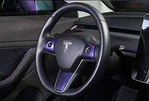 Starry Sky Chameleon Series Steering Wheel Covers for 2017-2022 Tesla Model 3 & Y