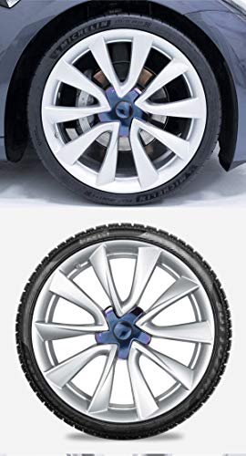Starry Sky Chameleon Series 20 Inch ABS Wheel Center Hub Caps for 2017-2022 Tesla Model 3 (4 Piece Set)