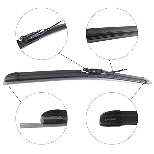 Windshield Wiper Blades for Tesla Model X,Wiper Blade Kit with Integrated Washing