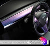 Starry Sky Chameleon Series ABS Dashboard Cap for 2017-2022 Tesla Model 3 & Y (2 Piece Set)