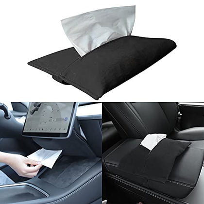 Center Console Tissue Holder for Tesla Model 3 & Y