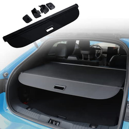 Mustang Mach E Retractable Trunk Cargo Cover interior accessories, compatible with mach e retractable rear trunk cargo cover Shield Privacy Cover