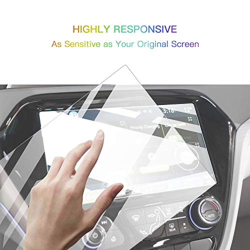 Screen Protector Foils for 2017 2018 2019 Bolt EV 10.2In Navigation Display Tempered Glass 9H Hardness HD Clear Chevrolet LCD GPS Touch Screen Protective Film