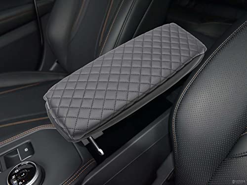 Center Console Cover Pad for Ford Mustang Mach-E 2021, Car PU Leather Waterproof Armrest Seat Box Cover Protector