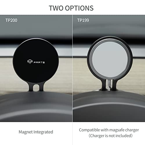 Steering Wheel HUD Magnetic Cellphone Mount Phone Holder Stand for Tesla Model 3 / Model Y, Compatible with iPhone 12/13 Magsafe Series （TP199)