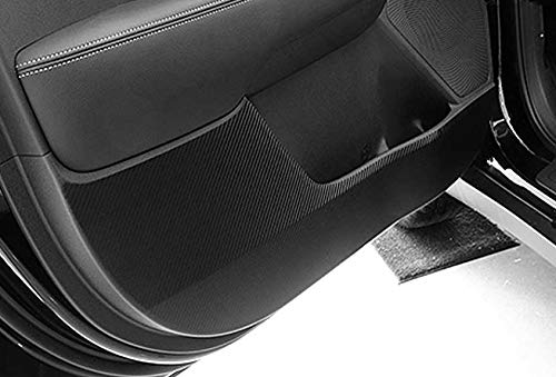 Carbon Fabric Inside Door Panel Protect Cover 4pcs for 2017~2019 Kia NIRO EV