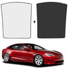 2021-2022 Tesla Model S Plaid Glass Roof Sunshade Foldable Sunroof Sunshade for Tesla Model S (2 Piece Set)