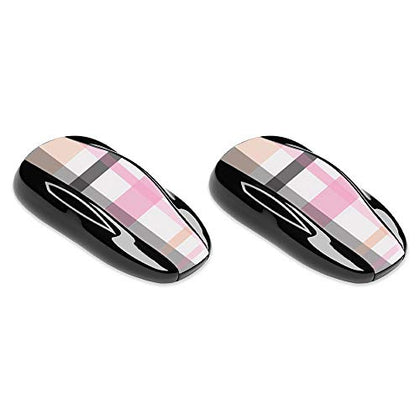 Plaid Cover for Tesla Model S Key Fob | 2 Pack of Skins | Protective, Durable, and Unique Vinyl Decal wrap Cover | Easy to Apply, Remove, and Change Styles | Made in The USA