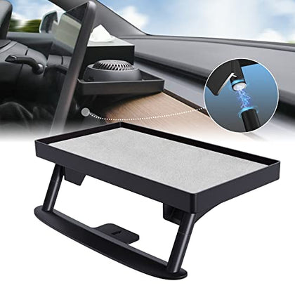 Center Screen Hidden Storage Tray/Organizer for Tesla Model 3 & Y (Grey)