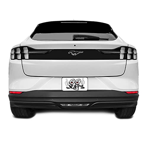Blackout Accent Overlay for 2021-2022 Ford Mustang Mach-E Taillight & Trunk Tailgate (1. Taillight + Trunk Kit, Satin Black)