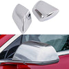 Side Mirror Cover for Tesla Model 3 ABS Chrome Plating Outside Mirrors Cap Replacement Decoration (Pack of 2)