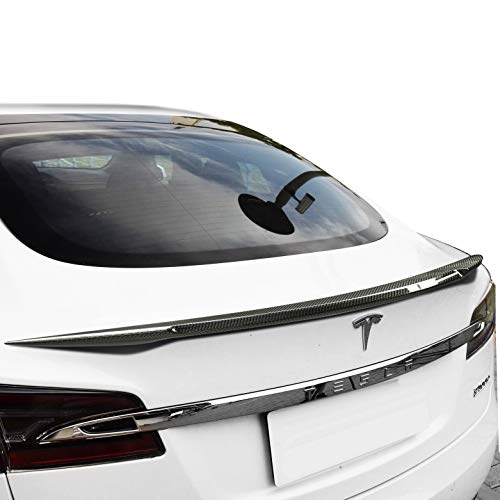 Tesla Model S Performance Style Carbon Fiber Trunk Lip Spoiler
