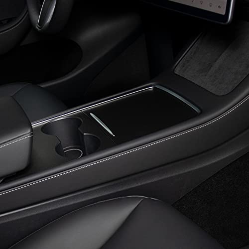 Center Console ABS Plastic Overlays for 2021-2022 Tesla Model 3 & Y