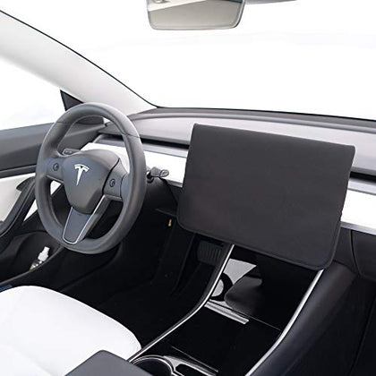 Tesla Model 3 & Model Y Screen Protection Cover- Black Screen Cover