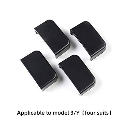 Anti-Kick Soft Rubber Plugs for Rear Seat Slide Rails for Tesla Model 3 & Model Y
