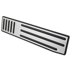 Stainless Steel Non-Slip Rubber Footrest Foot Rest Pedal Cover Pad with Adhesive for Tesla Model X Model S