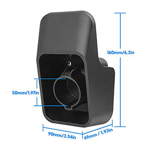 Upgraded EV Charger Holder, Wall-Mounted Electric Vehicle Connector Holster, EVSE Charging Nozzle Dock Mount for Type 1 J1772 Plug Cable Storage