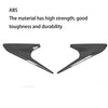 Rear Spoiler Wing for Tesla Model 3 Accessories Carbon Fiber Style Car Exterior Accessory Side Beveled Window Cover Trim Tesla Auto Accessory (SIlver)