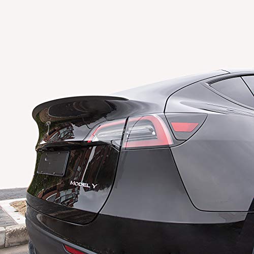 Rear Trunk Performance Spoiler for Tesla Model Y (Matte Carbon Fiber)