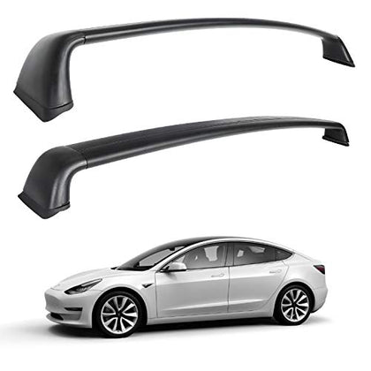 Tesla Model 3 Roof Rack Aluminum Cargo Cross Bars (2 Piece Set)