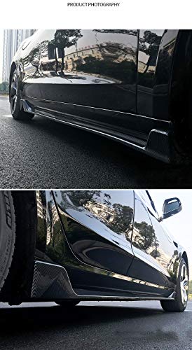 Side Skirts for Tesla Model 3 2017-2021  ABS Material Carbon Fiber